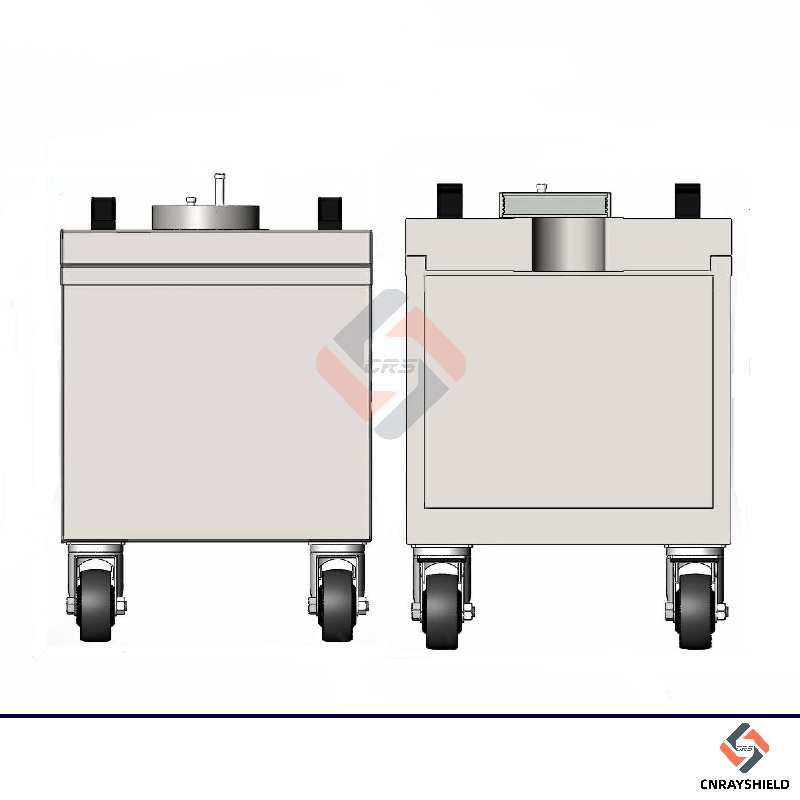 Lead shielded bin -50L