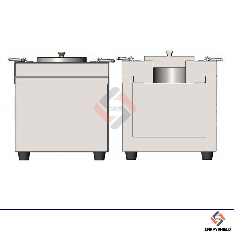 Lead shielded bin 3L